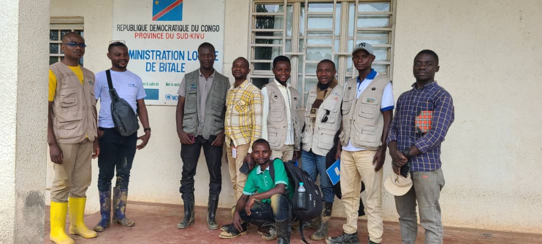 KALEHE: COSAWOH participe aux activités d'Evaluation Multisectorielle de la crise humanitaire combinée (déplacements massifs et catastrophes climatiques dans les zones de sante de Kalonge et Bunyakiri).