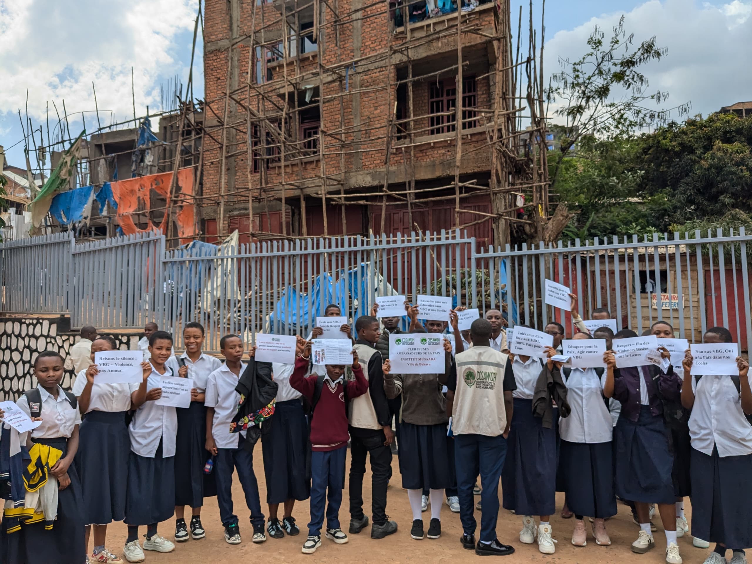 Activités de sensibilisation contre les violences basées sur le genre et promotion de la paix en milieu scolaire à l’Institut MUSAADA